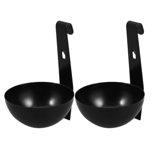 SEWOART 2pcs Eggs Poacher with Hook Non-Stick Eggs Steamer Pan Boiler Rings Kitchen Gadgets for Boiling and Steaming