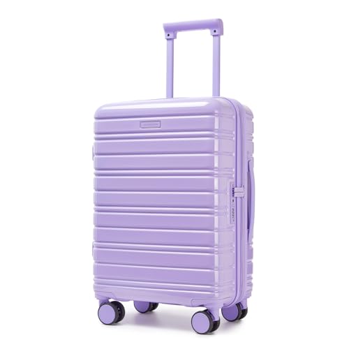 LARVENDER Carry On Luggage 22x14x9 Airline Approved, 20