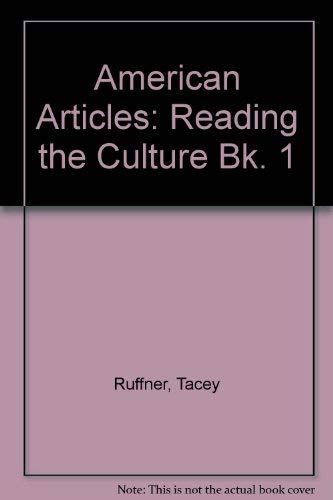 Mark Ruffner Reading Amazon | Americana Articles I: Reading the Culture | Ruffner, Tacey ...