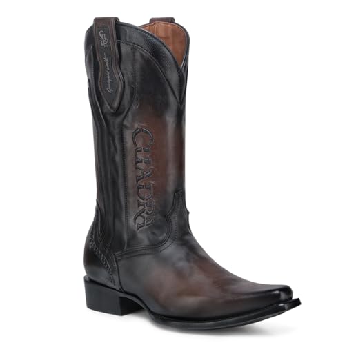 CUADRA | Cowboy Boot for Men in Genuine Bovine Leather 1B2TRS Chocolate