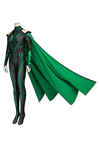 Women's Super Villain Goddess Costume Halloween Cosplay Jumpsuit Bodysuit XS