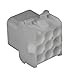 Pack of 10 350782-1 Connectors 9 Rectangular - Housings Receptacle Natural