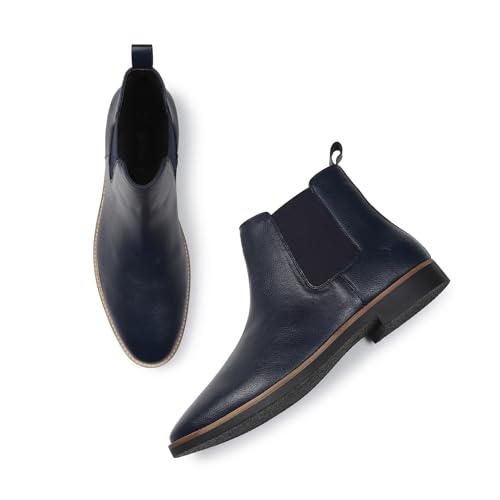Image of YOHO Comfortable Boots For Men | Extra Cushioned Foot Bed And Skin Friendly Ankle Boot With Low Heels | PU Finish Material | Trendy, Stylish & Casual Boots | Winter, Snow & Holiday Outings
