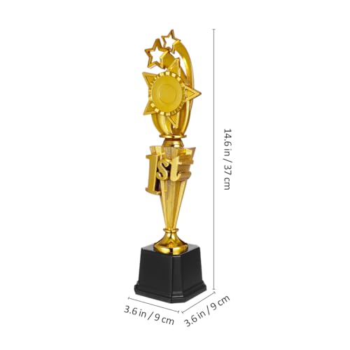 Didiseaon 1st Place Trophy - 14.6 Inch Gold Star Award Trophy Cup - Large Plastic Reward Trophies for Soccer Football Tournament, School Sports Competitions & Achievement by Didiseaon - Image 5