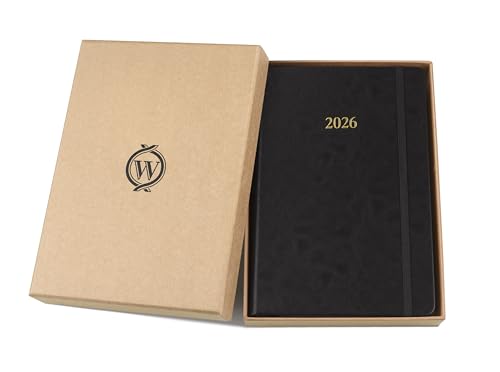 Wykeham's Executive 2026 Daily Journal Planner – US Public Holidays & Format – Customization Available (Black, 8.5"×5.5") - Image 6
