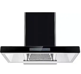 GO Platinum Kitchen Chimney 90 cm 1500 m3/hr Filterless Auto Clean Chimney with 5 Years Warranty Touch + Motion Sensor Control