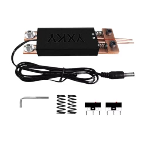 Koolenry Mini Soldadora por Puntos con Gatillo Automático y Bolígrafo Integrado para Soldadura por Puntos 18650. Ideal para Equipos de Soldadura DIY.