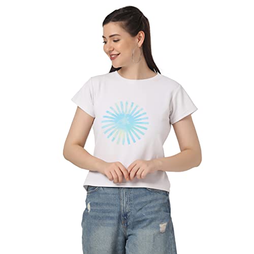 Image of GRECIILOOKS T Shirt for Women | Women T Shirt | T Shirt Women | Casual Loose Fit | Oversized T Shirt for Women | T-Shirt for Women