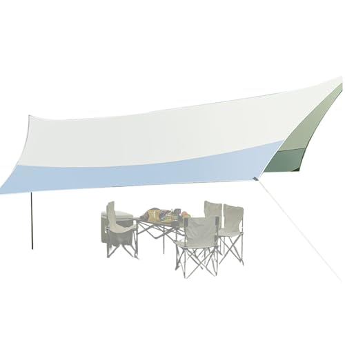 Tela impermeable resistente a los rayos UV con gran área de sombra 2