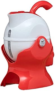 Uccello Electric Safety Kettle | Red Tipper Base Included | Effortless Pour Every Time | Daily Living Drinking Aid For Disabled and Seniors | 1.5 Liters | Red and White