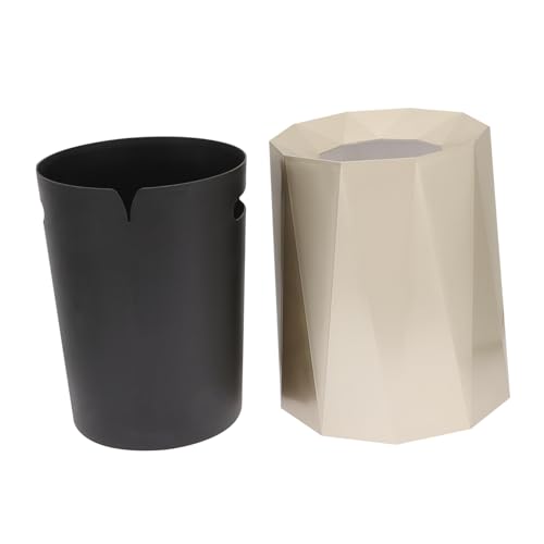 Caneca de basura rectangular para cocina sin tapa