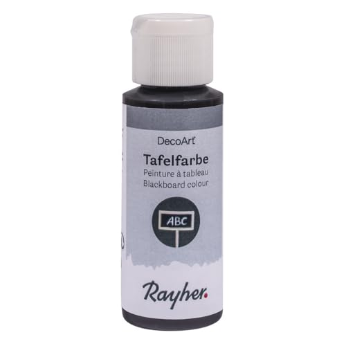 Rayher 38807000 Tafelfarbe schwarz, Flasche 59 ml