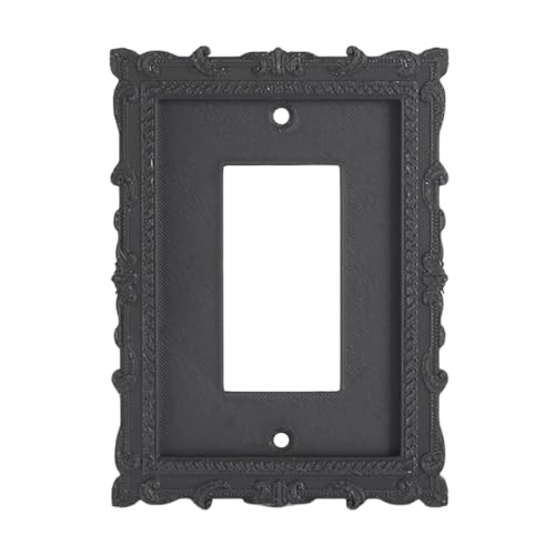 Placa de interruptor clásica y placa de cubierta decorativa de PLA 2