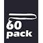 60 Pack Black Aprons for Servers Bulk