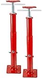 B4B BANG 4 BUCK House Jacks for Leveling Crawlspace, 21" - 43" Height Range, 11023 lbs Max Load Capacity, Floor Jacks Post Pole for Leveling, 2 Pack