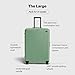 Away Large Checked Luggage, 29 Inch Hardside Suitcase with Spinner Wheels, Lightweight & Durable, TSA Lock, Sea Green