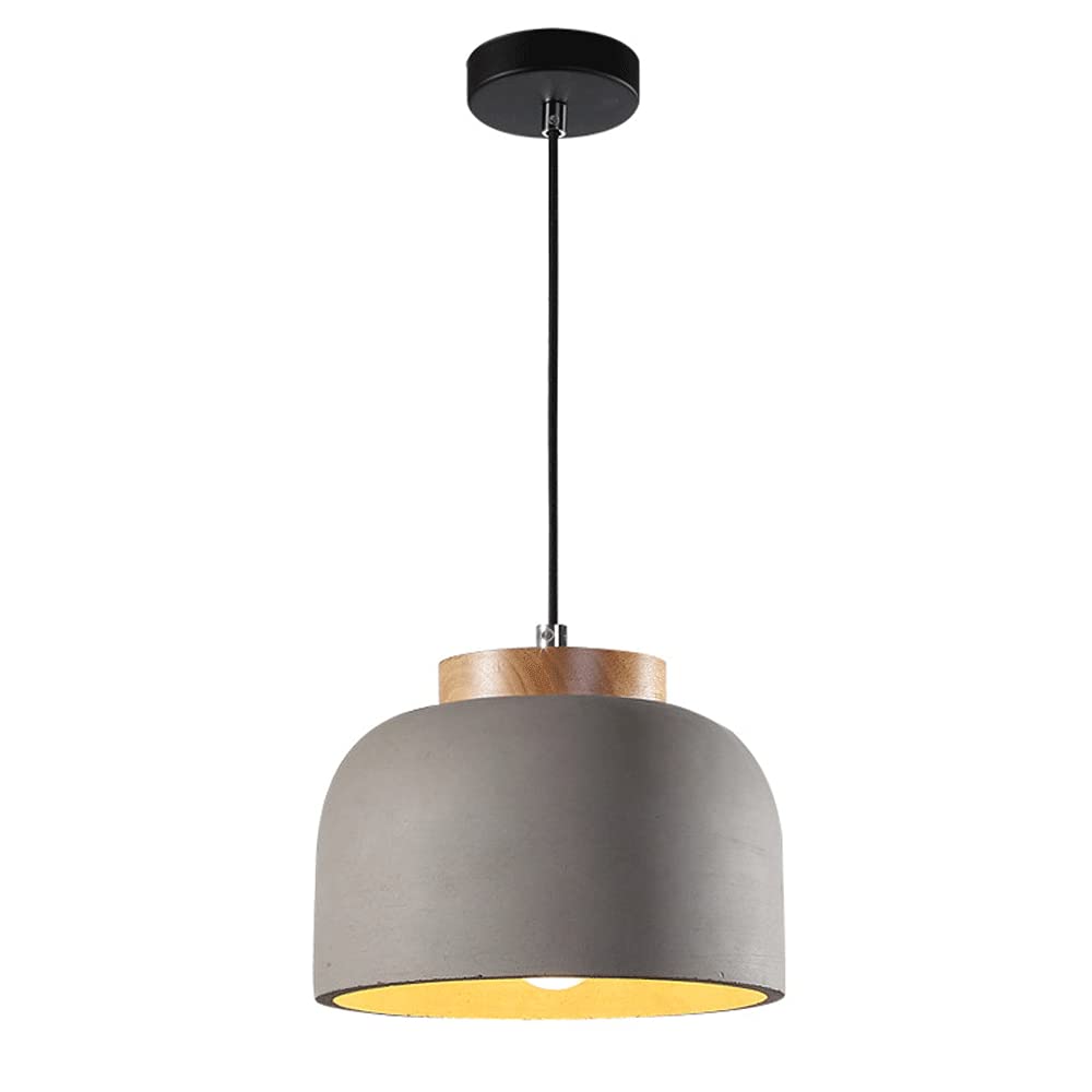 Lámpara colgante de cemento industrial E27 decorativa para tienda de ropa