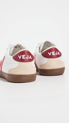 Veja Women's Volley O.T. Leather Sneakers, White Pekin Bark, 10 Medium US3