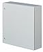 Rittal 1077500 Light Grey Steel AE Single Door Wallmount Enclosure, 29-59/64" Width x 29-59/64" Height x 8-17/64" Depth