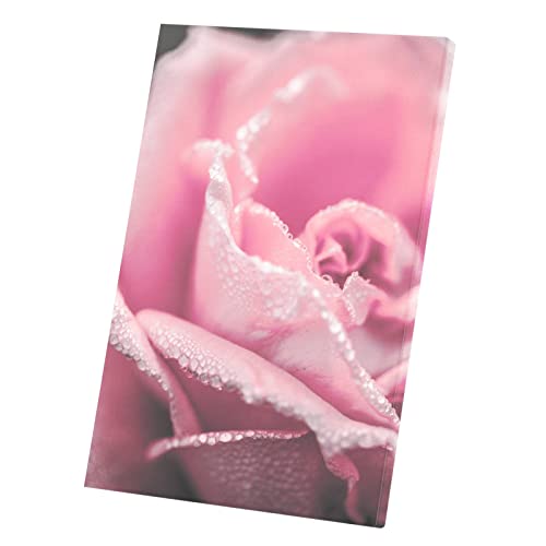 Gros plan sur pétale de rose tableau décoratif toile imprimée poster