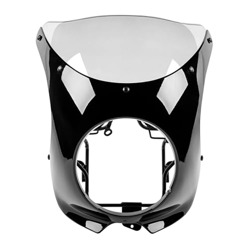 Pare-Brise Moto pour Kawasaki Z900RS 2018-2025 Taille L Extension Bulle et Capot Avant