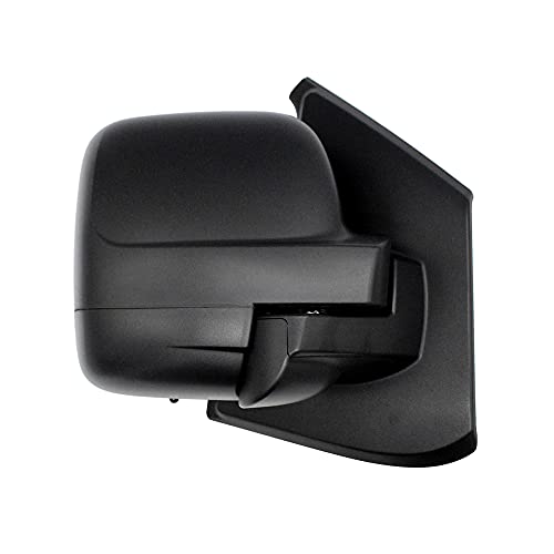 mewmewcat Drivers de espelho elétrico preto lateral compatível com Vauxhall Vivaro Renault Trafic Va