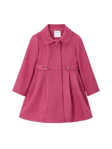 Mayoral Woolen Coat for Girls Cherry