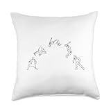 Gable Steveson Official Backflip Merch Throw Pillow, 18x18, Multicolor