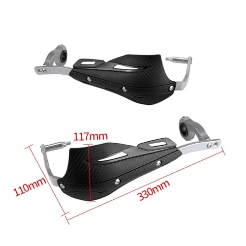 Protège-mains pour moto 7/8 robustes de haute qualité pour Yamaha YZ et Honda - 4