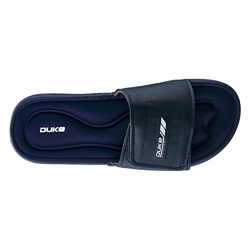 Image of Duke mens Fwc6094-navy Slipper