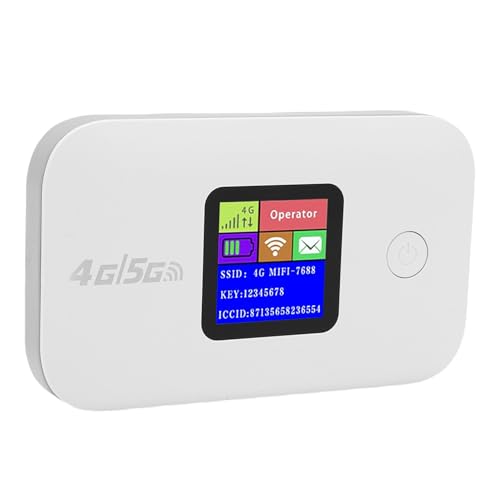 Image of 4G 5G LTE Hotspot Portable Wireless Router with SIM Card Slot, Fast Internet Speeds for Smartphone Laptop TV, Reliable Performance for Seamless Browsing, Suitable for OntheGo Professionals
