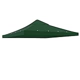 Yescom 10'x10' Gazebo Canopy Replacement 1 Tier Outdoor Patio Garden UV30+ 200g/sqm Green Top Cover