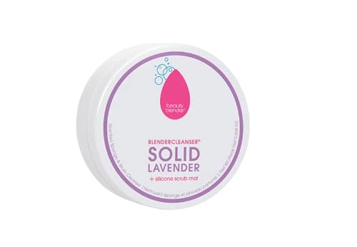 Beautyblender Blendercleanser Solid, Lavender – Makeup Cleaner For Brushes & Sponges, Professional Cleansing Tool, Scented Makeup Sponge Cleaner, Vegan & Cruelty Free, Made In The Usa .558Oz #TOP1