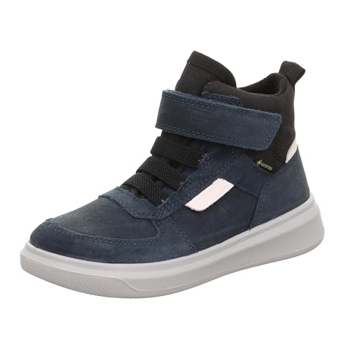 Superfit Boy's Low-Top Sneakers, Blau 8010, 2 UK Narrow