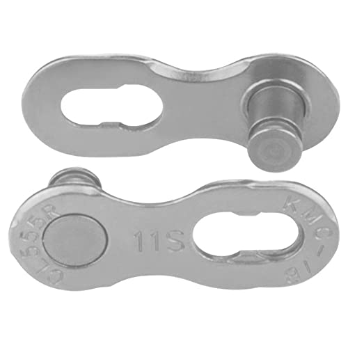 KMC Unisex's X11 - Cadena de 11 velocidades, gris/gris, 118 eslabones