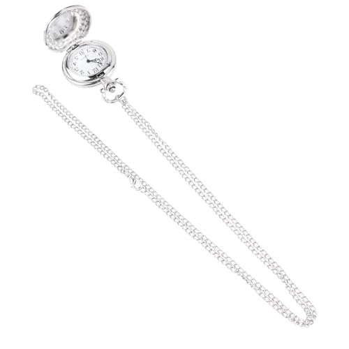 MALUGOGO Reloj de bolsillo retro, reloj de bolsillo, collar de aleación vintage, colgante de aleación que mantiene la hora exacta para hombres y mujeres en fiestas de compras MALUGOGO Reloj de bolsillo retro, reloj de bolsillo, collar de aleación vintage, colgante de aleación que mantiene la hora exacta para hombres y mujeres en fiestas de compras
