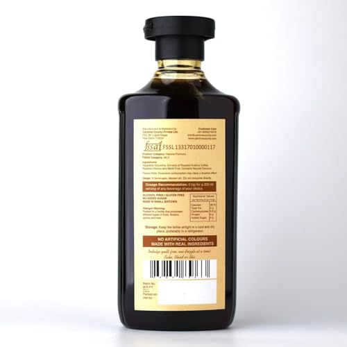 Image of Carmine Zero Sugar Filter Coffee Syrup - 330g | Sweetened with Pure Monk Fruit | Plant-Based | No Added Sugar or Artificial Ingredients, No Artificial Colors