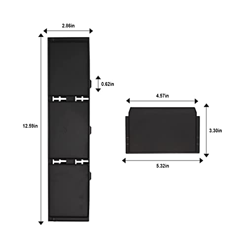 Follde 48-22-8473 Packout Dividers & Drawer Dividers For Milwaukee Packout 3-Drawer Tool Box (Black) #TOP1