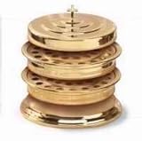 1 X Brasstone Aluminum Communion Cup Tray Base
