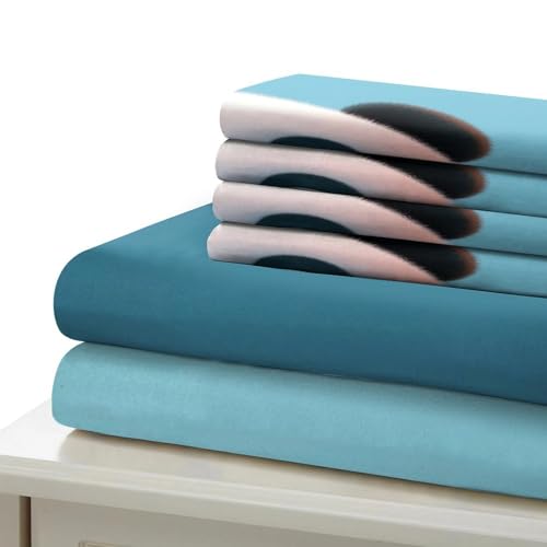 Housse de couette panda anti-décoloration pour éviter le linge de lit terni