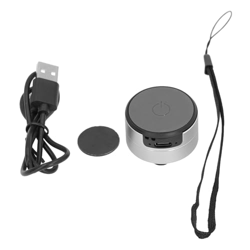 Image of Bone Conduction Speaker, Portable Cordless Bluetooth Speaker Stereo Music Player with Suction Cup Base, Support Dual Speaker Pairing Connection (Silver)