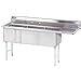 Fabricated Bowl 3 Compartment Scullery Sink Width: 74.5"