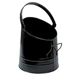 Heavy Duty Anthracite Coal Hod, Bucket Coal Scuttle Black for Fireplace Fire Side (Small Coal HOD/Bucket)