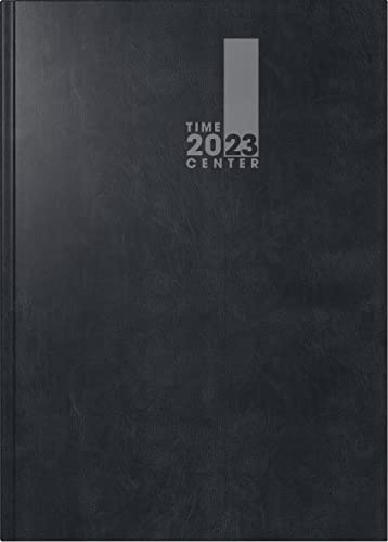 Brunnen Wochenkalender TimeCenter Modell 725 2023 A5 schwarz: 2 Seiten = 1 Woche