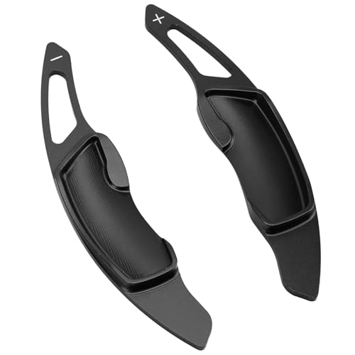 �p�h���V�t�^�[�J�o�[ Compatible With Subaru For Impreza For Outback XV For Crosstrek For Legacy 2012-2022 �Ԃ̃X�e�A�����O�z�C�[���p�h�������V�t�g�J�o�[��(Black)