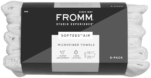 Diane Softees Air Long-Lasting Microfiber Towels (6 Pack)