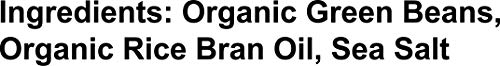 Paradise Green - USDA Organic Crispy Green Beans with Sea Salt 6oz - Naturally Delicious and Crispy High in Fiber