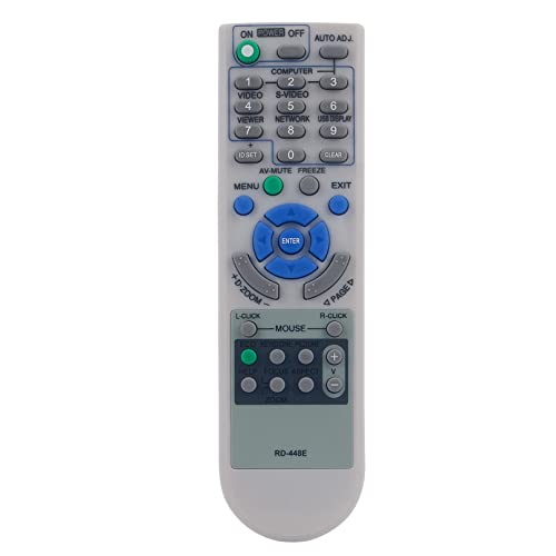 VINABTY RD-448E Replacement Remote Control fit for NEC Projector RD448E remote control M271W M361X M260WS M260XS NP-V260X NP-M311W NP-M271W V260X V230X V260 V300W NP-M271X NP-V230X - Image 4