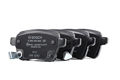Bosch BP1976 - Auto Bremsbeläge hinten - Bosch-Qualität - für leises Bremsen mit wenig Staub - ECE-R90 zertifiziert - kupferfrei - 1 Set mit 4 Bremsbelägen