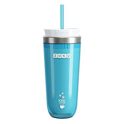 Zoku Instant Iced Coffee Maker, Teal
